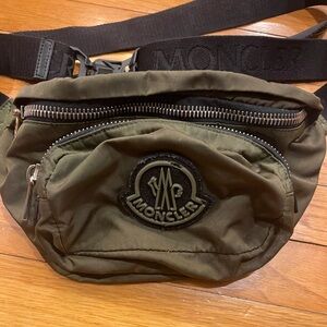 Moncler Khaki Belt Bag